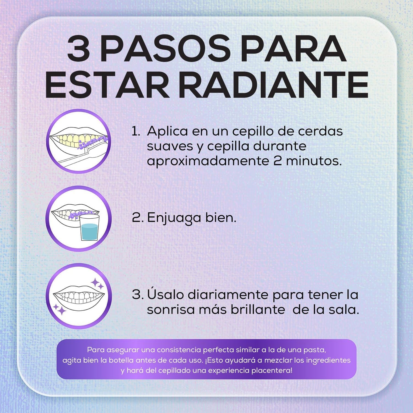 VIOLET GLOW®-Blanqueador dental
